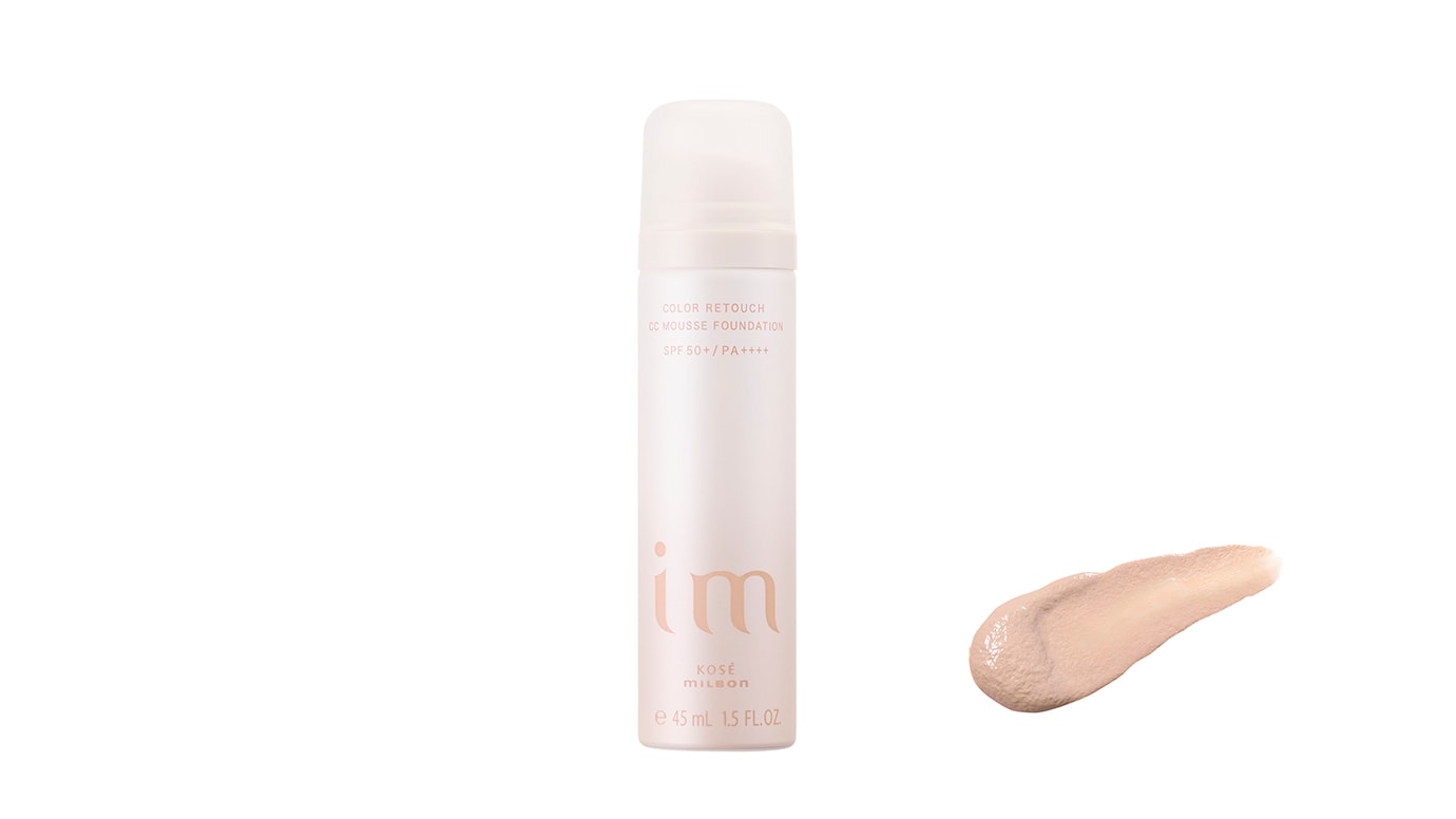 アイエム　カラーレタッチ　CCムースファンデーション スキニーベージュ BE02