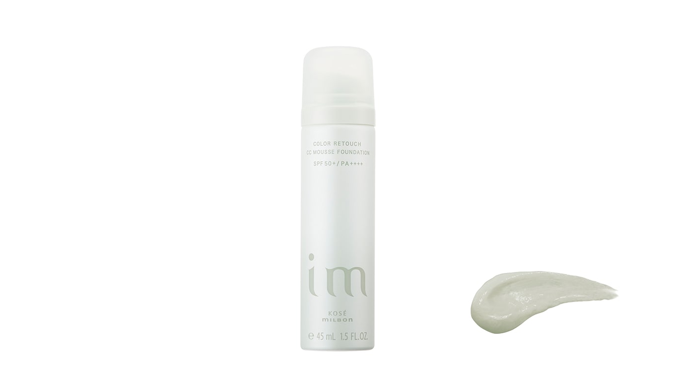 アイエム　カラーレタッチ　CCムースファンデーション リーフィグリーン GR03